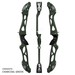 Mybo Elite 25" Recurve Riser 2024 -Archery World Shop elite charcoal green 852601
