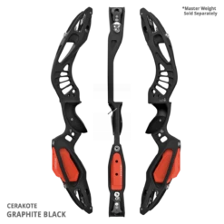 Mybo MYKAN 25" Barebow Riser 2024 -Archery World Shop mykan graphite black 852619