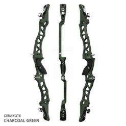 Mybo Wave XL 27" Recurve Riser 2024 -Archery World Shop wave xl 27 charcoal green 852581