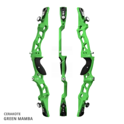Mybo Wave XS 23" Recurve Riser 2024 -Archery World Shop wave xs 23 green mamba 852552